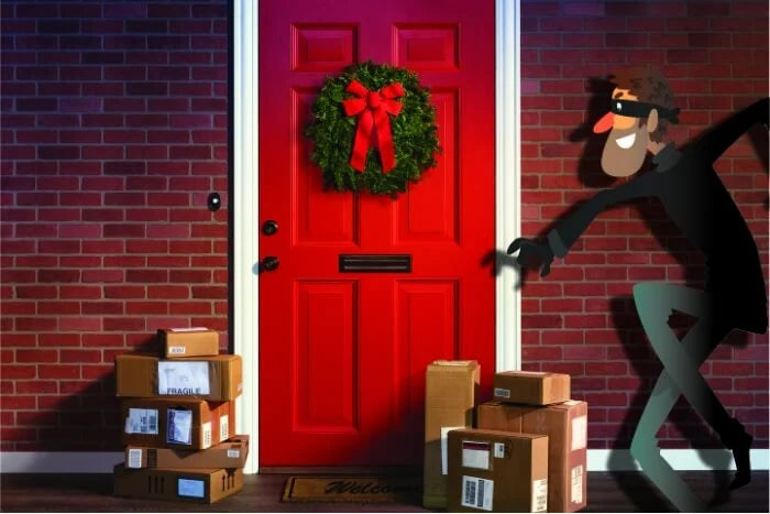 Keep Santa’s deliveries secure and safe from Porch Pirates